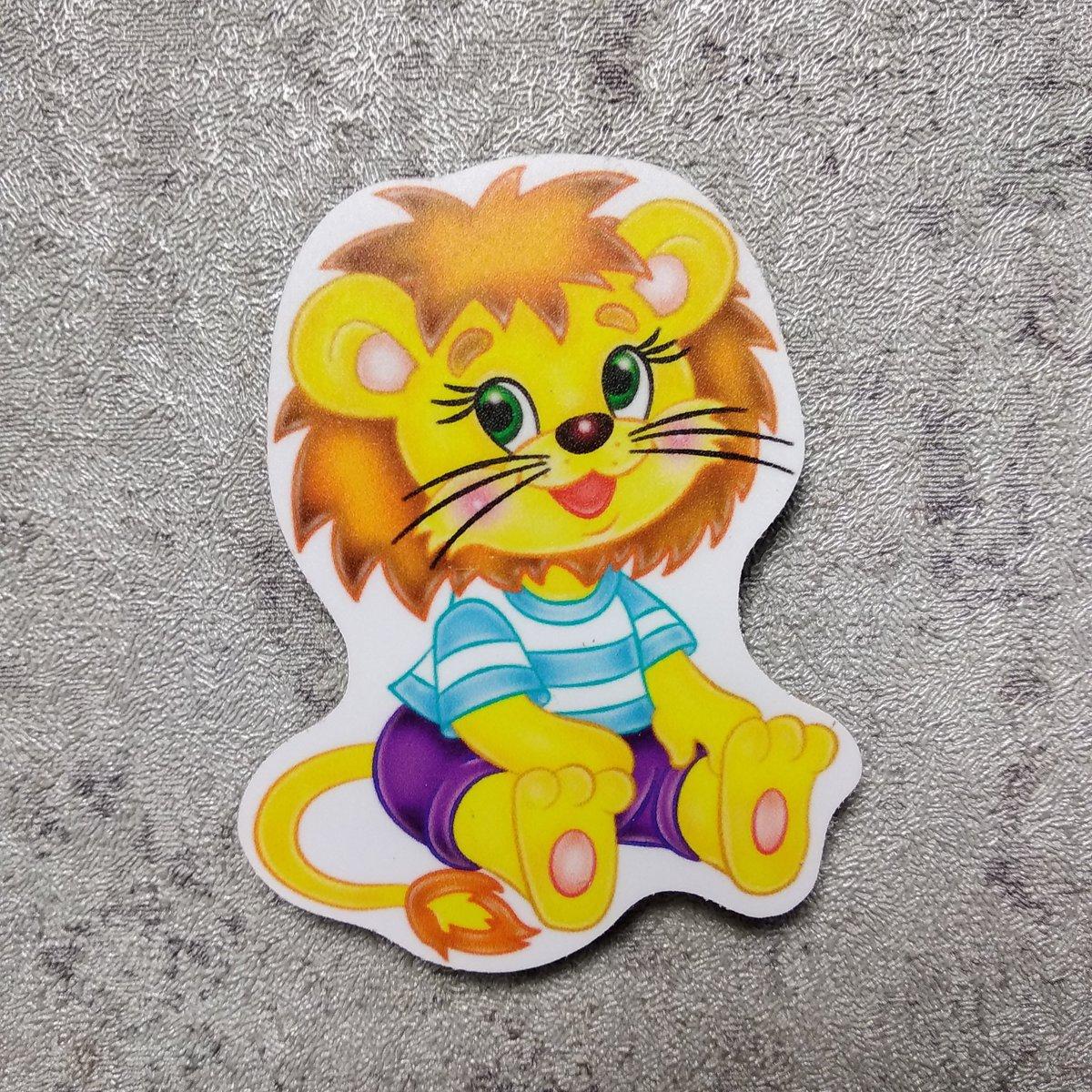 Левеня з магнітом. Фігурка для магнітної дошки