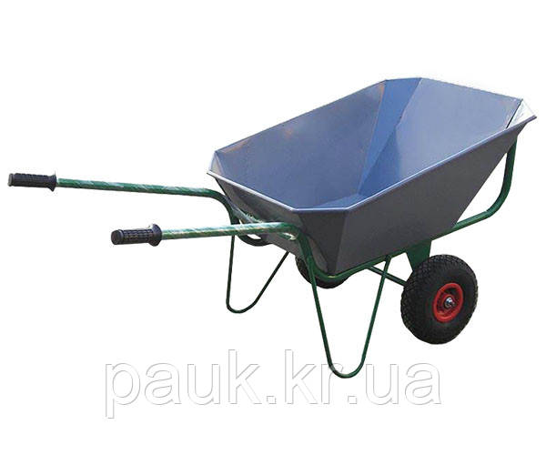 Візок будівельний 120 л, 780х560х250 мм корито, "120-260 ПР", тачка будівельна, фото 1
