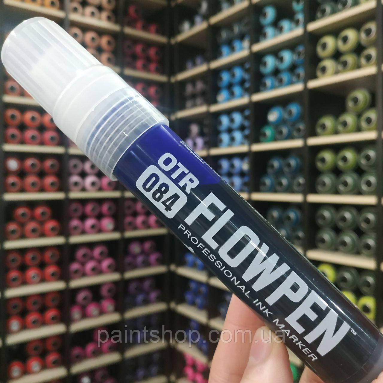 Маркер спиртовий On the Run Flowpen 084 Royal Blue (Синій) 15 мм, фото 1
