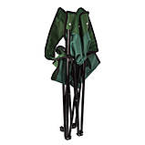 Стілець для кемпінгу з підсклянником (Зелений), фото 4