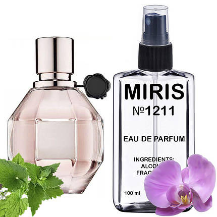 Духи MIRIS №1211 (аромат схожий на Viktor & Rolf Flowerbomb) Жіночі 100 ml, фото 2