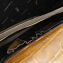 Презентабельний шкіряний портфель Canpellini оливковий чоловічий для документів роботи сумка з натуральної шкіри, фото 8