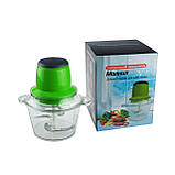 Блендер Блискавка - електричний подрібнювач з двоярусним лезом, фото 8