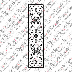 Панель кована 400х1640х20 вальц. Арт 15.215