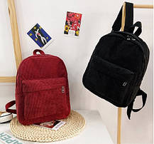 Вельветовий рюкзак унісекс, фото 4