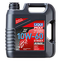 Liqui Moly Motorbike 4T Synth Street Race 10W-60 4л (1687) Синтетическое моторное масло для мотоциклов 4-т