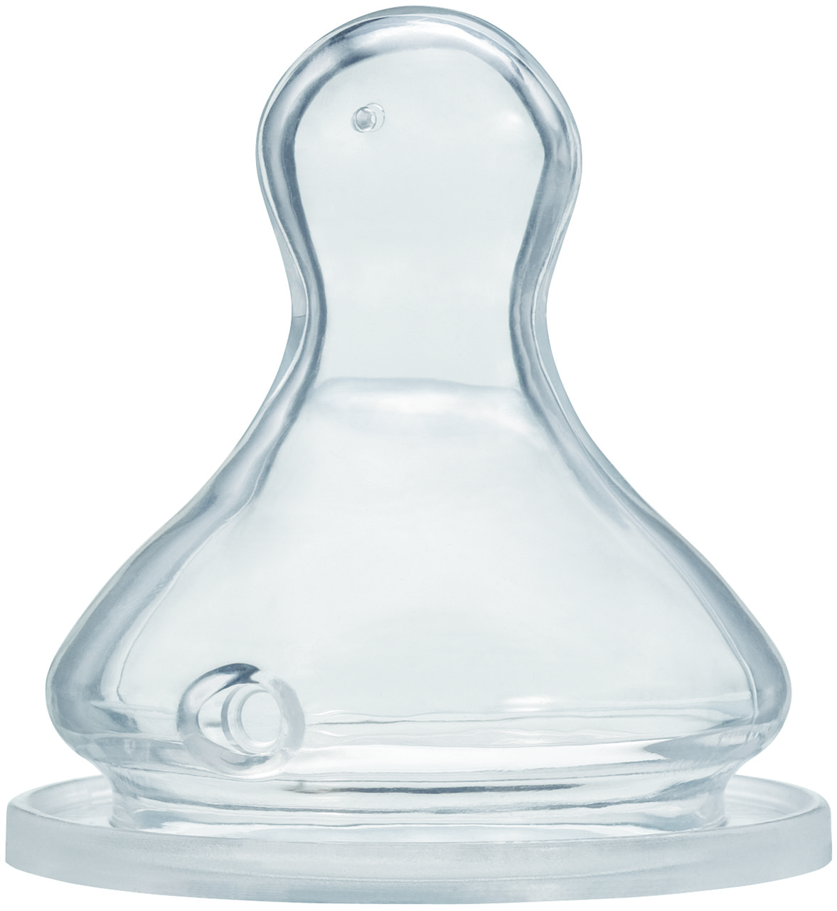 Соска силіконова з широким горлечком ортодонтична для чаю Baby-Nova, розмір 2, фото 1