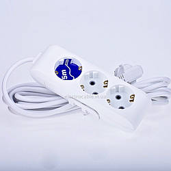 Подовжувач VIKO 3 гнізда 5 метрів із заземленням 16А 3,5 кВт, Multi-Let