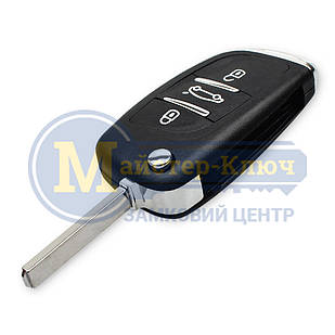 Корпус для викидного ключа Citroen CE0536 (3 кнопки) [VA2]