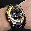 Годинник G-SHOCK-3 Чорні з золотим | Чоловічі наручні годинники | Касіо годинники чоловічі, фото 6