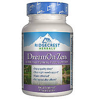 Природний Комплекс для Здорового Сну, DreamOn Zen, RidgeCrest Herbals, 60 вегетаріанських капсул