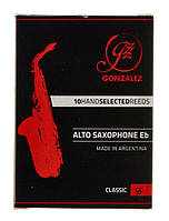 Трость для альт саксофон Gonzalez Alto Sax Classic 3