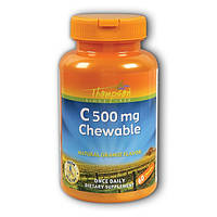 Витамин С жевательный 500мг Thompson Vitamin C 500mg 60 chewable