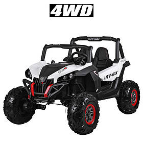 Дитячий електромобіль Джип «Bambi» M 3602EBLR-1 (4WD повний привод) Білий