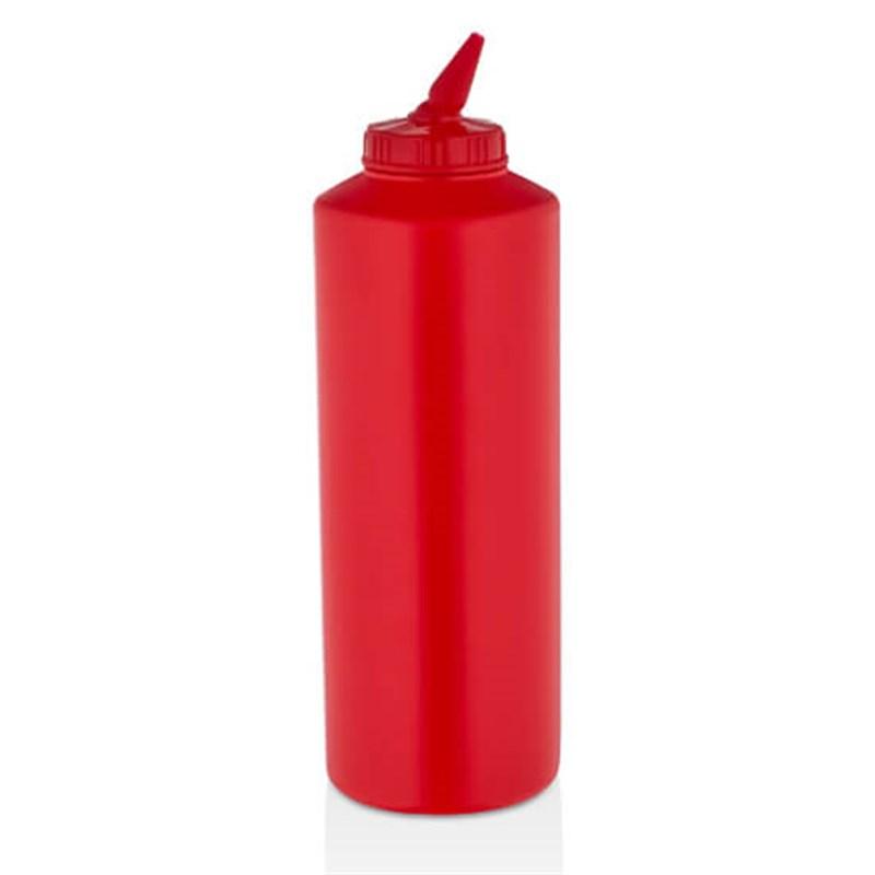 Пляшка для соусу 500 мл червона Gastroplast GPSM--00500/R, фото 1