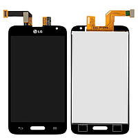 Дисплей для LG Optimus L70 D320, D321, MS323, модуль в зборі (екран і сенсор), оригінал Чорний