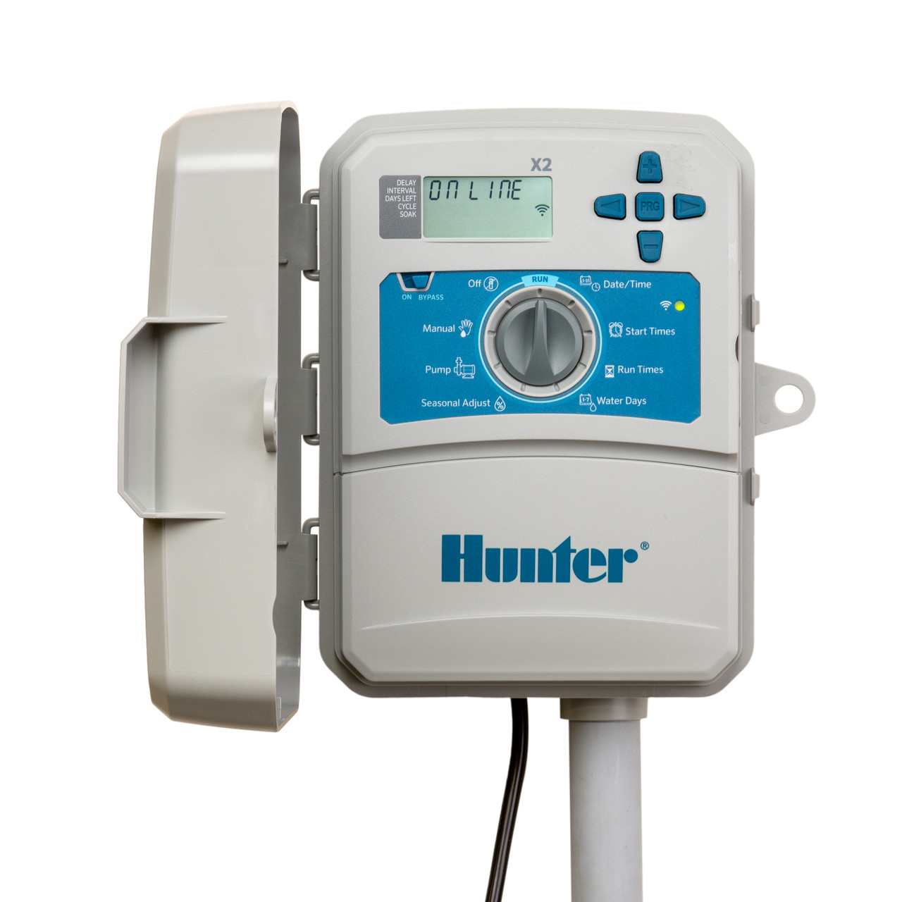 Контролер поливу Hunter X2-601-E (6 зон, зовнішній), можливість розширення до Wi-Fi моделі