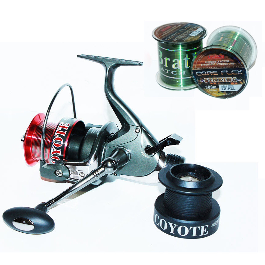 Котушка Карпова COYOTE BratFishing RD 5000 (6+1) + Подарунок