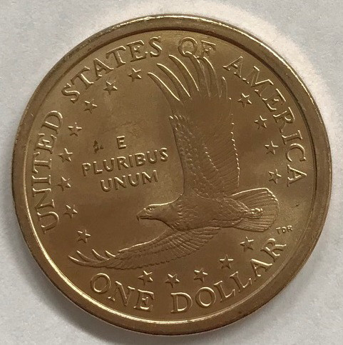 Монета США 1 долар 2001 р. Сакагавея - Парящий Орел
