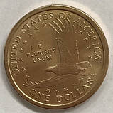 Монета США 1 долар 2001 р. Сакагавея - Парящий Орел, фото 4