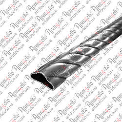 Перило 3000х55х25х2 з труби кручений Арт. 30.052