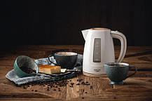 Електрочайник пластиковий Adler AD 1264 white 1,7 літр, фото 4