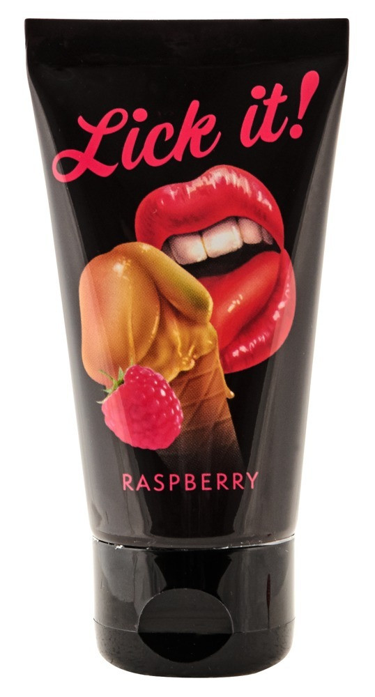 Лубрикант - Lick It! Raspberry (малина), 50 мл