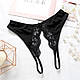 Трусики  / Жіночі трусики з відкритою промежиною 44 - 46 р   Нижня білизна Еротичні жіночі трусики, фото 4