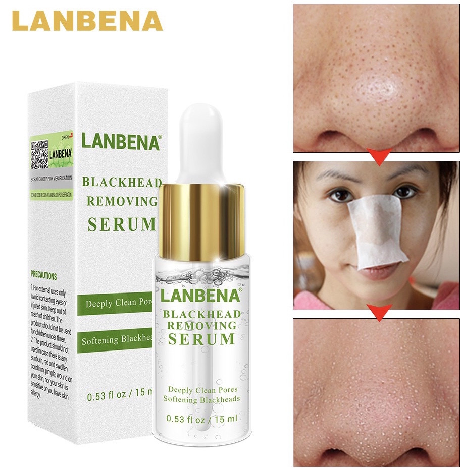 Серум для видалення чорних цяток lanbena Blackhead Removing Serum