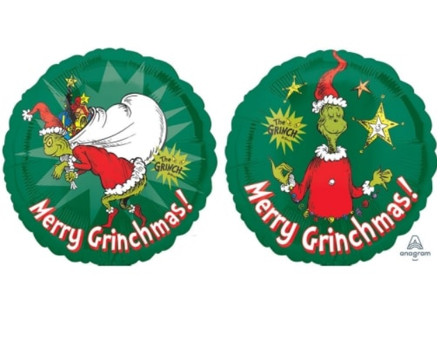 A 18" How The Grinch Stole Christmas. Фольгована куля Як Грінчкрав Різдво