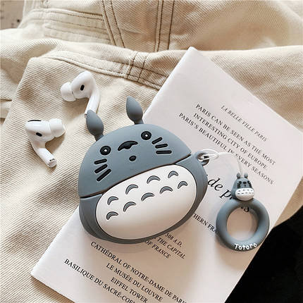 Чохол для навушників Apple AirPods Pro Alitek Тоторо (Totoro) + тримач, фото 1