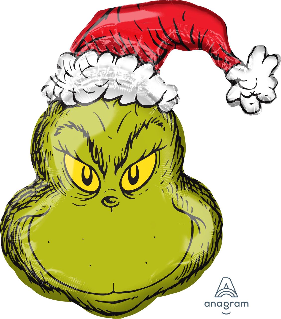 А 29" The Grinch. Куля фольгована новорічна Грінч — В УП