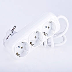 Подовжувач VIKO 3 гнізда 2 метри із заземленням 16А 3,5 кВт, LEYLAK