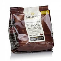 Темный шоколад 70.5% Callebaut №70-30-38 упаковка 400 г