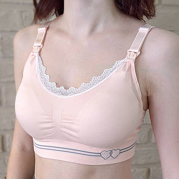 УЦІНКА Топ для годування (персиковий)