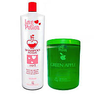 Набор коллагена Love Potion Gelatina Green Apple