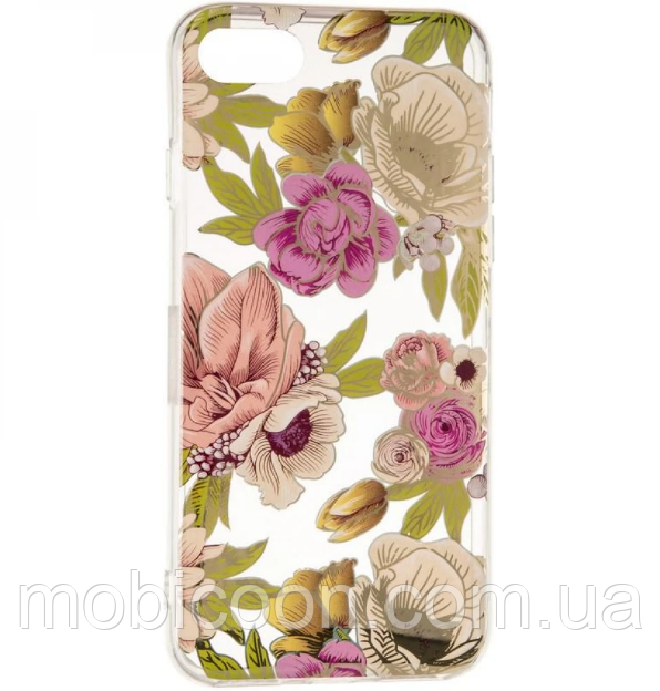 Чохол Gelius Flowers Shine Rose для iPhone 7/8