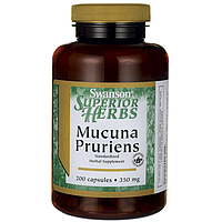 Мукуна Жгучая, Mucuna Pruriens, Swanson, 350 мг, 200 капсул