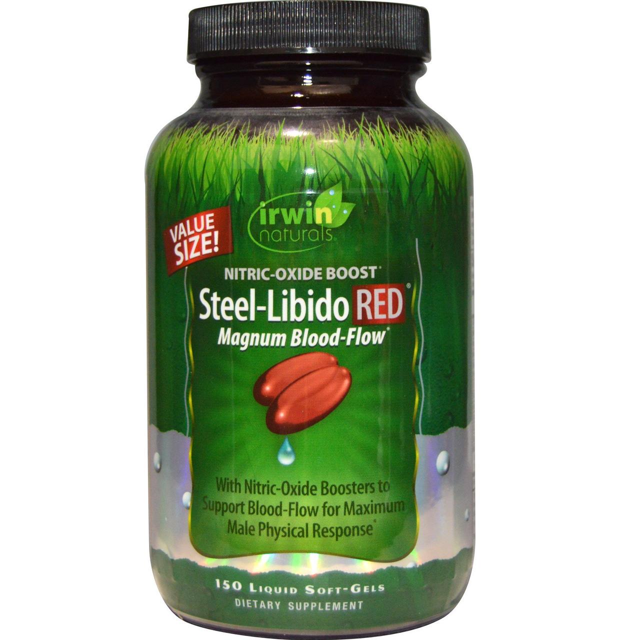 Репродуктивное здоровье мужчин Steel-Libido RED, Irwin Naturals, 150 - фото 1 - id-p1293967640