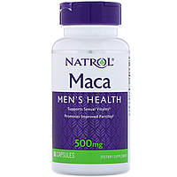 Мака (Maca), Natrol, 500 мг, 60 капсул