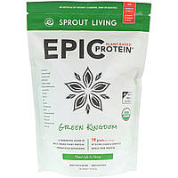 Sprout Living, Растительный протеин Epic Protein, Green Kingdom, 1 фунт (454 г)