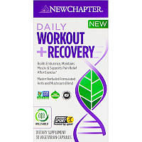 New Chapter, Daily Workout + Recovery, 30 Vegetarian Capsules