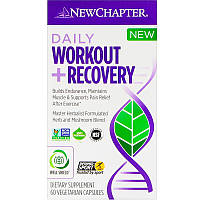 New Chapter, Daily Workout + Recovery, 60 Vegetarian Capsules