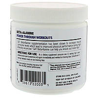 GAT, Бета-аланін, без смакових добавок, 200 г, фото 2