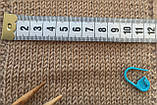 Пряжа вовняна Vita Luster Wool (100g), Color No.3359 шоколад, фото 4