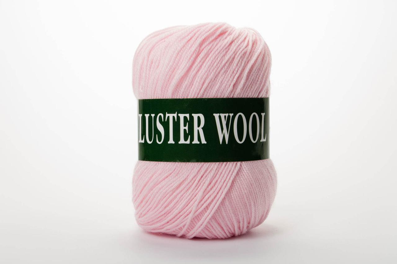 Пряжа вовняна Vita Luster Wool (100g), Color No.3353 блідо-рожевий
