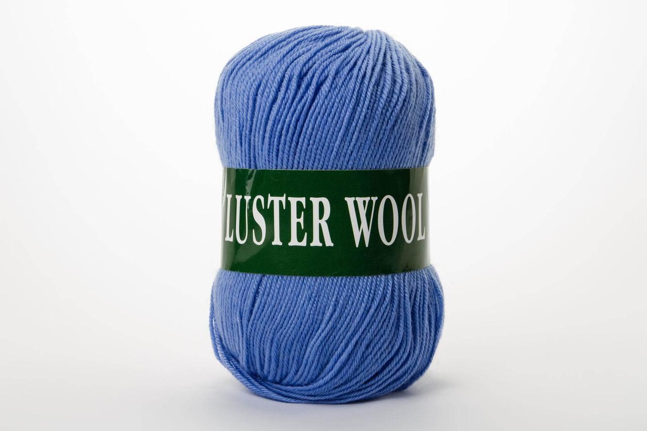 Пряжа вовняна Vita Luster Wool (100g), Color No.3354 блакитний