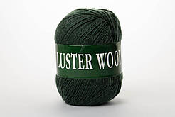 Пряжа вовняна Vita Luster Wool (100g), Color No.3357 зелене болото