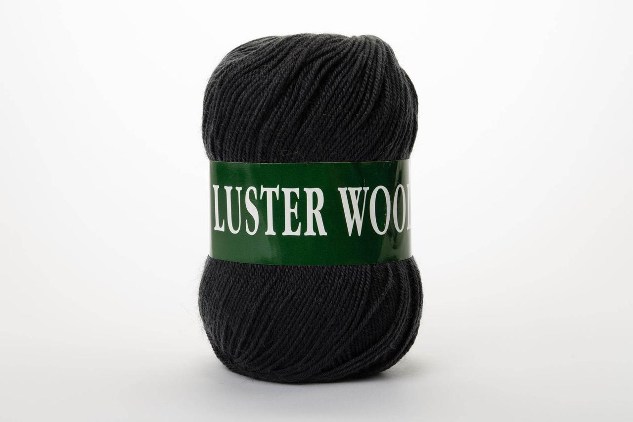 Пряжа вовняна Vita Luster Wool (100 g), Color No.3369 асфальт