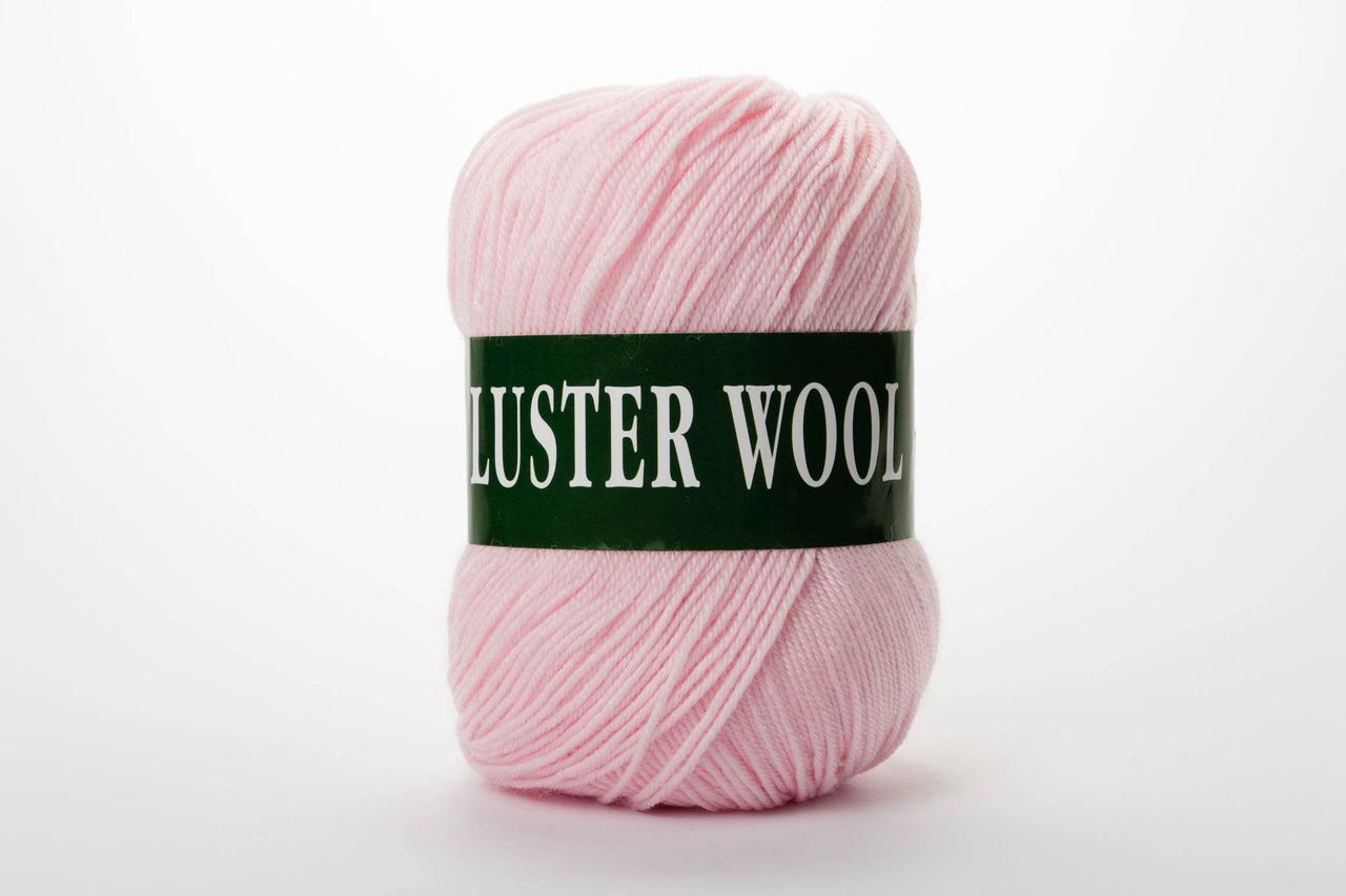 Пряжа шерстяная Vita Luster Wool (100g), Color No.3353 бледно-розовый - фото 1 - id-p1293976184